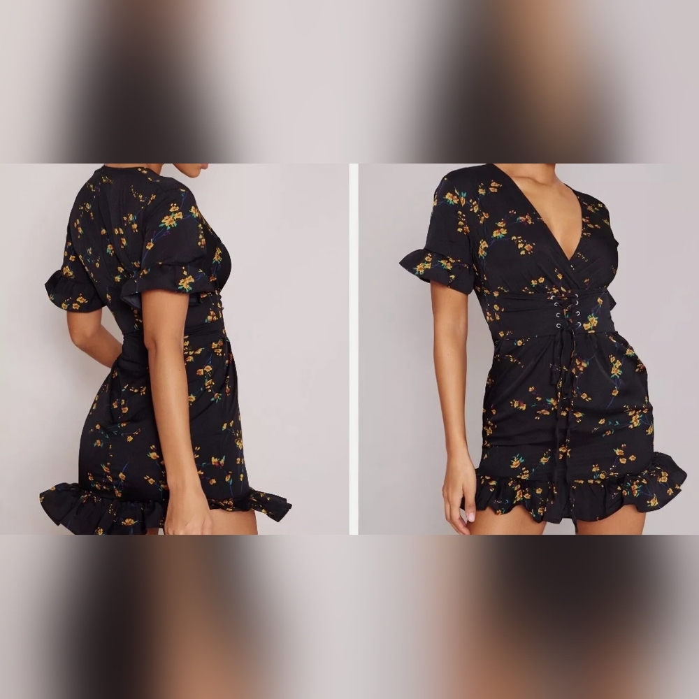 Pretty little thing mini floral dress